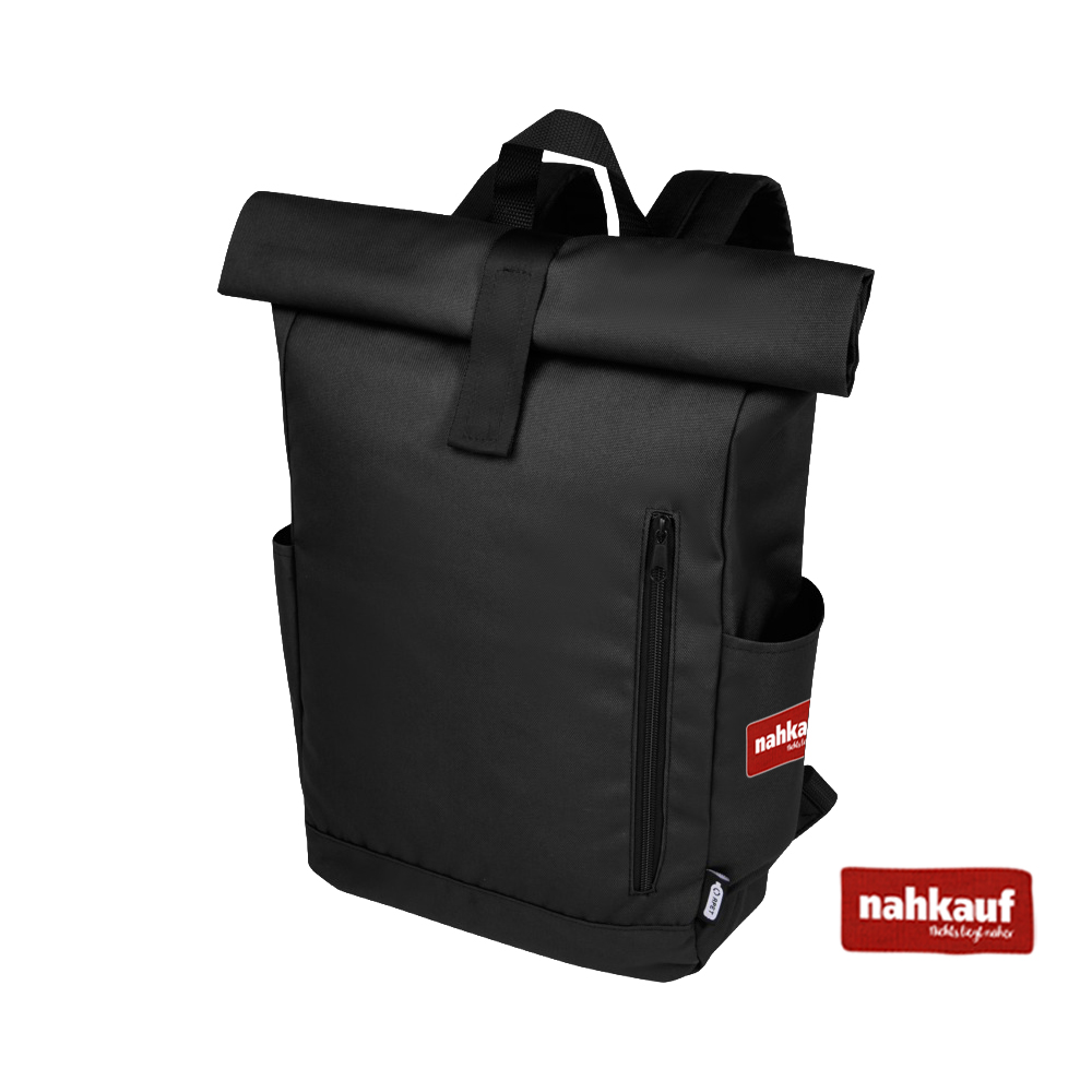Rolltop Rucksack Byron schwarz Nahkauf
