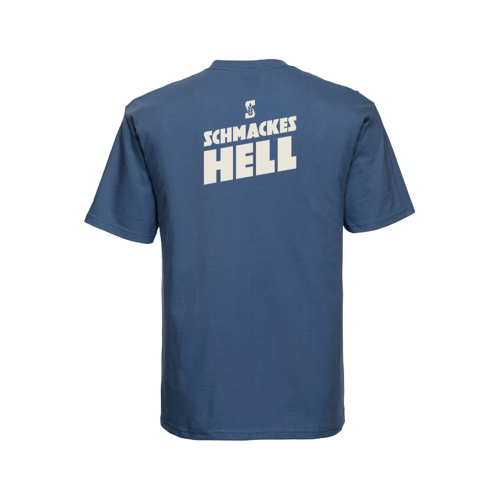Schmackes T-Shirt Unisex Indigo Blue M