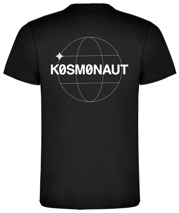 Kosmonaut T-Shirt 3 schwarz XL