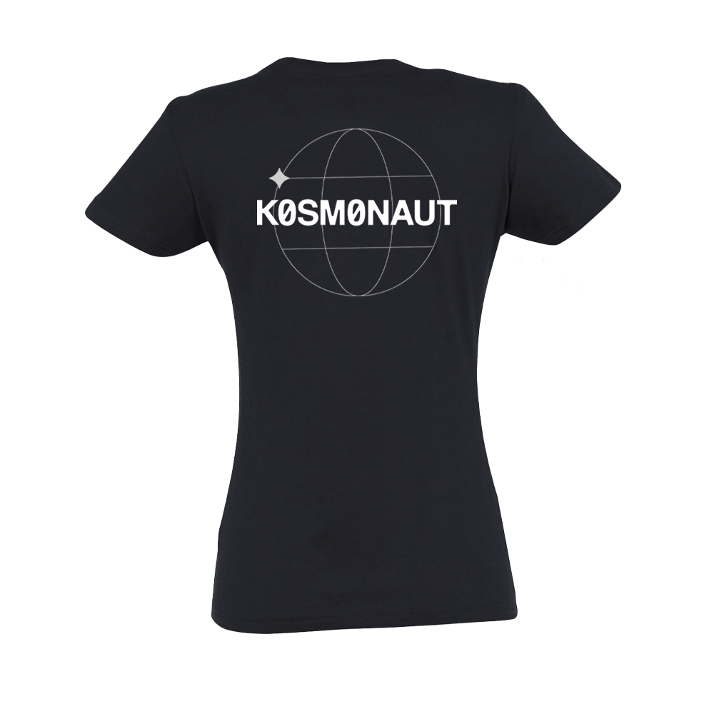 Kosmonaut Damen T-Shirt Schwarz S
