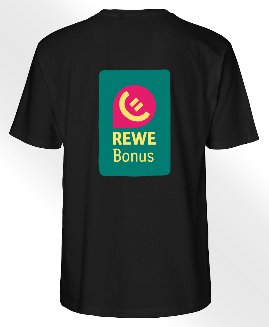 REWE Bonus T-Shirt Schwarz 3XL