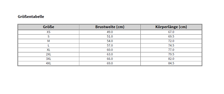Russel T-Shirt 180M Unisex Baumwolle